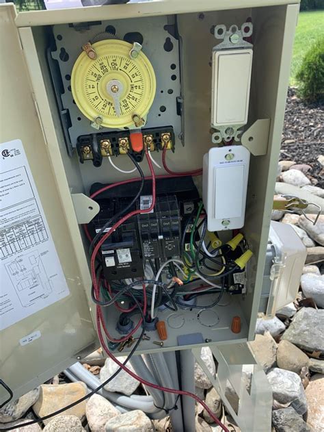 keep sonoff in metal enclosure|I replaced the Pool timer in this photo with a Sonoff .